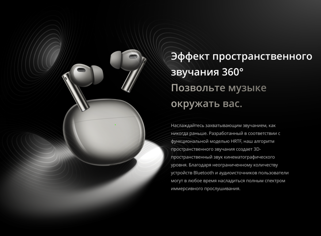Беспроводные наушники Xiaomi RealMe Buds Air 6 Pro RMA2401 Blue EU - 5