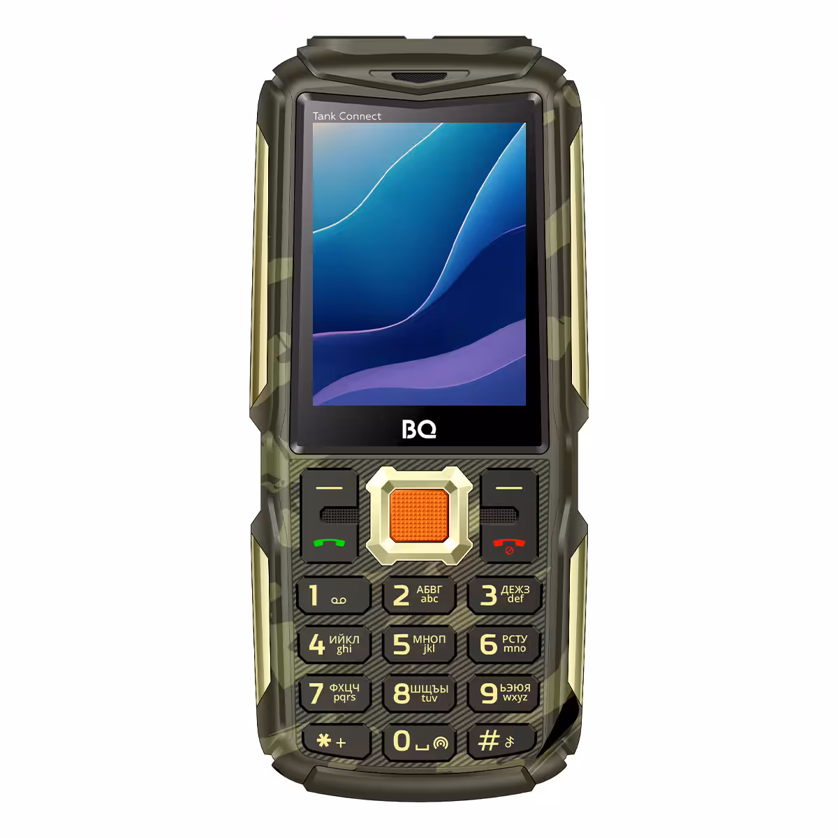Мобильный телефон BQ-2430L Tank Connect Camouflage+Gunmetal Dual SIM 3 Мобильный телефон BQ-2430L Tank Connect Camouflage+Gunmetal Dual SIM 3