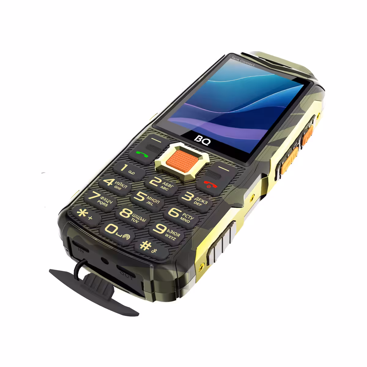 Мобильный телефон BQ-2430L Tank Connect Camouflage+Gunmetal Dual SIM 7 Мобильный телефон BQ-2430L Tank Connect Camouflage+Gunmetal Dual SIM 7