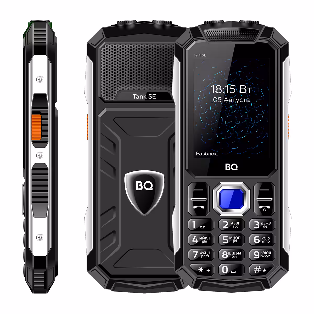 Мобильный телефон BQ-2432 Tank SE Black Dual SIM 2 Мобильный телефон BQ-2432 Tank SE Black Dual SIM 2