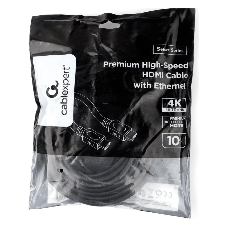 Кабель HDMI - HDMI, v2.0, 10.0м, Cablexpert CC-HDMI4-10M 2 Кабель HDMI - HDMI, v2.0, 10.0м, Cablexpert CC-HDMI4-10M 2