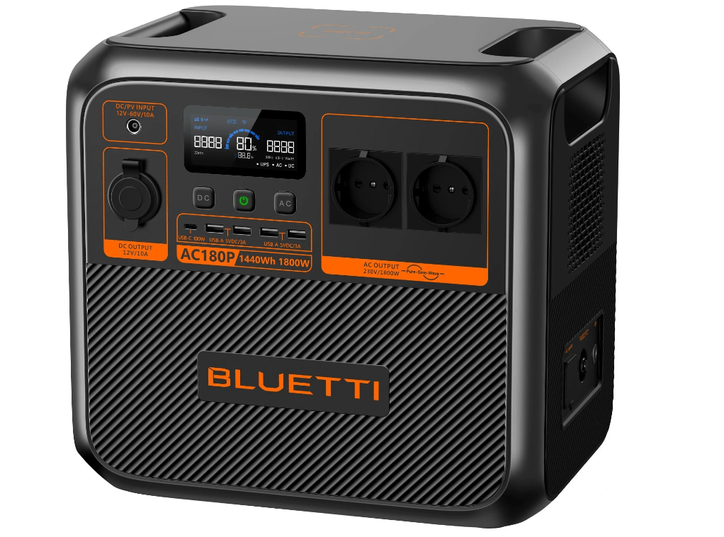 Портативная зарядная станция Bluetti Premium 150 (AC180P) /1800Вт/1440Втч 7 Портативная зарядная станция Bluetti Premium 150 (AC180P) /1800Вт/1440Втч 7
