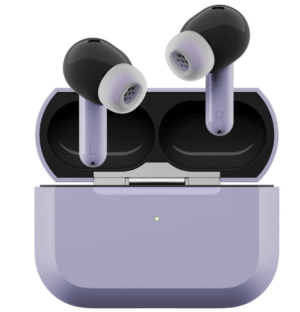 Bluetooth Гарнитура Яндекс Дропс с Алисой AI, TWS, фиолетовый 1