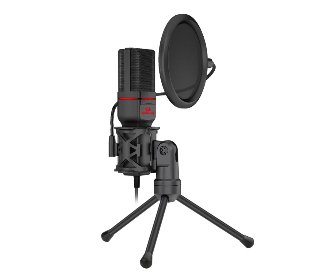 Игровой стрим микрофон Redragon Seyfert GM100 3.5 мм, кабель 1.5 м (Чувствительность 54дБ; Диапазон 2 Игровой стрим микрофон Redragon Seyfert GM100 3.5 мм, кабель 1.5 м (Чувствительность 54дБ; Диапазон 2