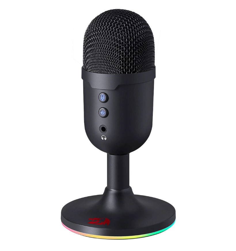 Игровой стрим микрофон Redragon Pulsar GM303 RGB (Чувствительность 45дБ; Диапазон частот 50-20000 Гц 1 Игровой стрим микрофон Redragon Pulsar GM303 RGB (Чувствительность 45дБ; Диапазон частот 50-20000 Гц 1