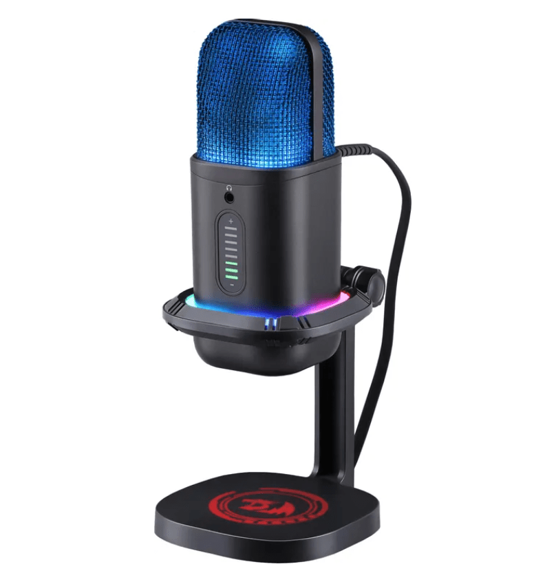 Игровой стрим микрофон Redragon Echowave GM305 (проводной, настольный, -42 дБ, от 30 Гц до 18000 Гц, 3 Игровой стрим микрофон Redragon Echowave GM305 (проводной, настольный, -42 дБ, от 30 Гц до 18000 Гц, 3