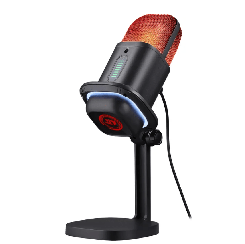 Игровой стрим микрофон Redragon Echowave GM305 (проводной, настольный, -42 дБ, от 30 Гц до 18000 Гц, 5 Игровой стрим микрофон Redragon Echowave GM305 (проводной, настольный, -42 дБ, от 30 Гц до 18000 Гц, 5