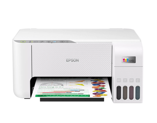 МФУ Epson L3256 Wi-Fi, белый (цветная печать, A4, 5760x1440 dpi, ч/б - 10 стр/мин (А4), USB Type-B, 1 МФУ Epson L3256 Wi-Fi, белый (цветная печать, A4, 5760x1440 dpi, ч/б - 10 стр/мин (А4), USB Type-B, 1