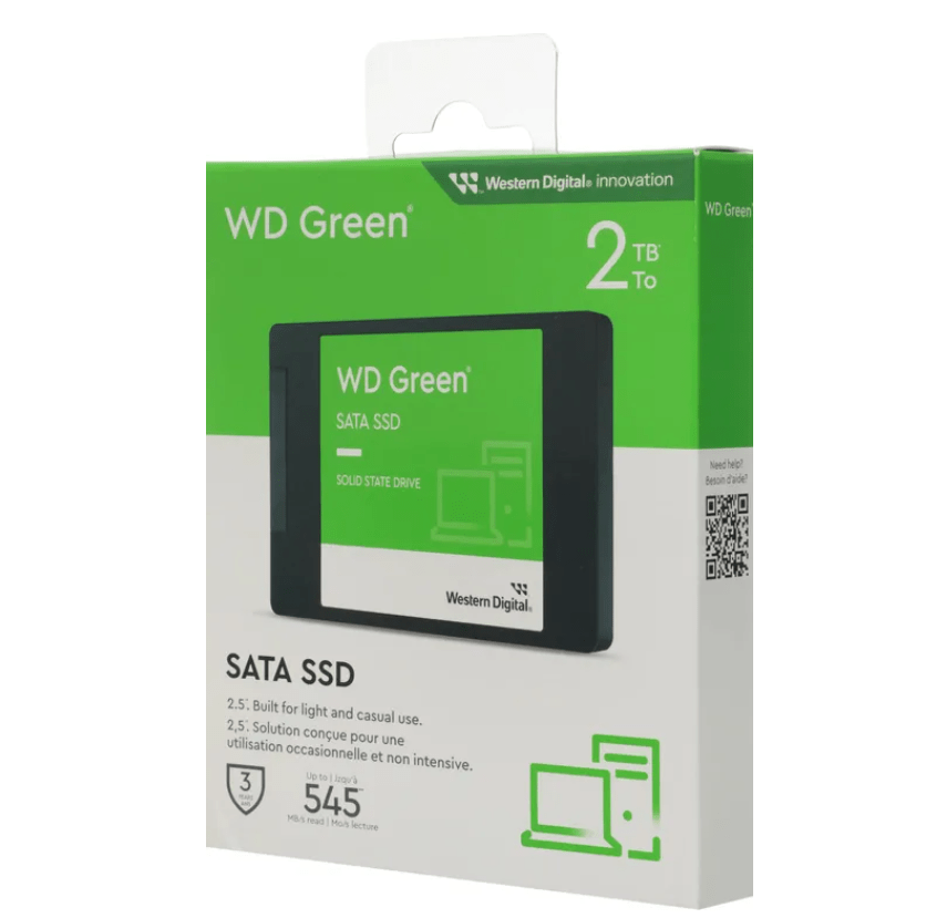 SSD WDC WDS200T2G0A SATA2.5" 2TB Green 6 SSD WDC WDS200T2G0A SATA2.5" 2TB Green 6