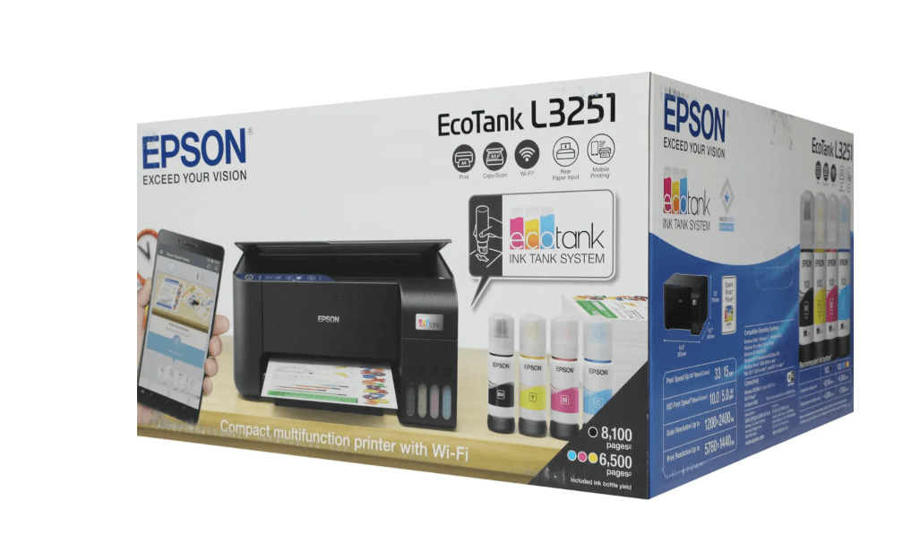 МФУ Epson L3251 Wi-Fi, черный 7 МФУ Epson L3251 Wi-Fi, черный 7
