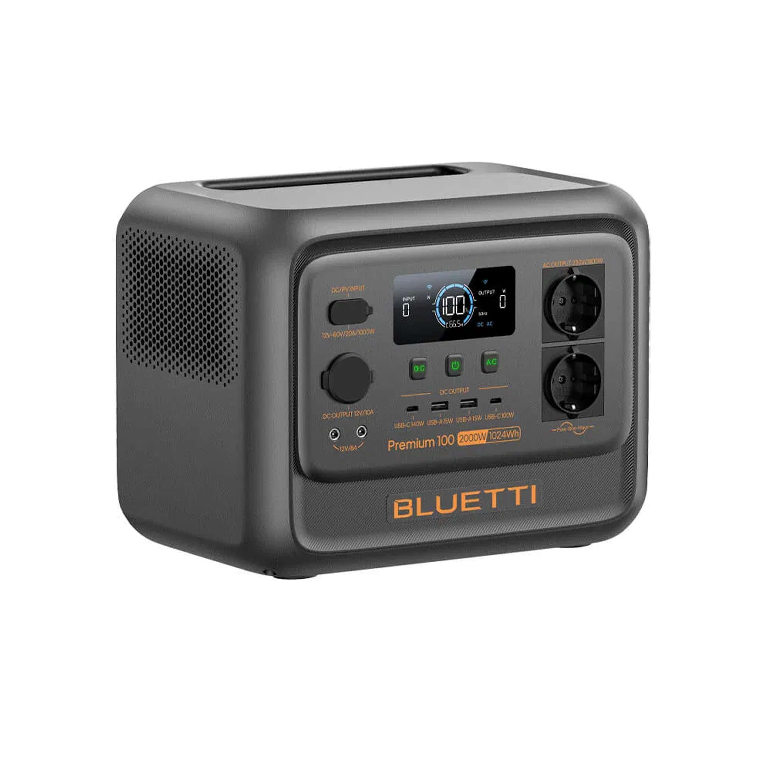 Портативная зарядная станция Bluetti Premium 100 V2 /1800Вт/1024Втч 3 Портативная зарядная станция Bluetti Premium 100 V2 /1800Вт/1024Втч 3
