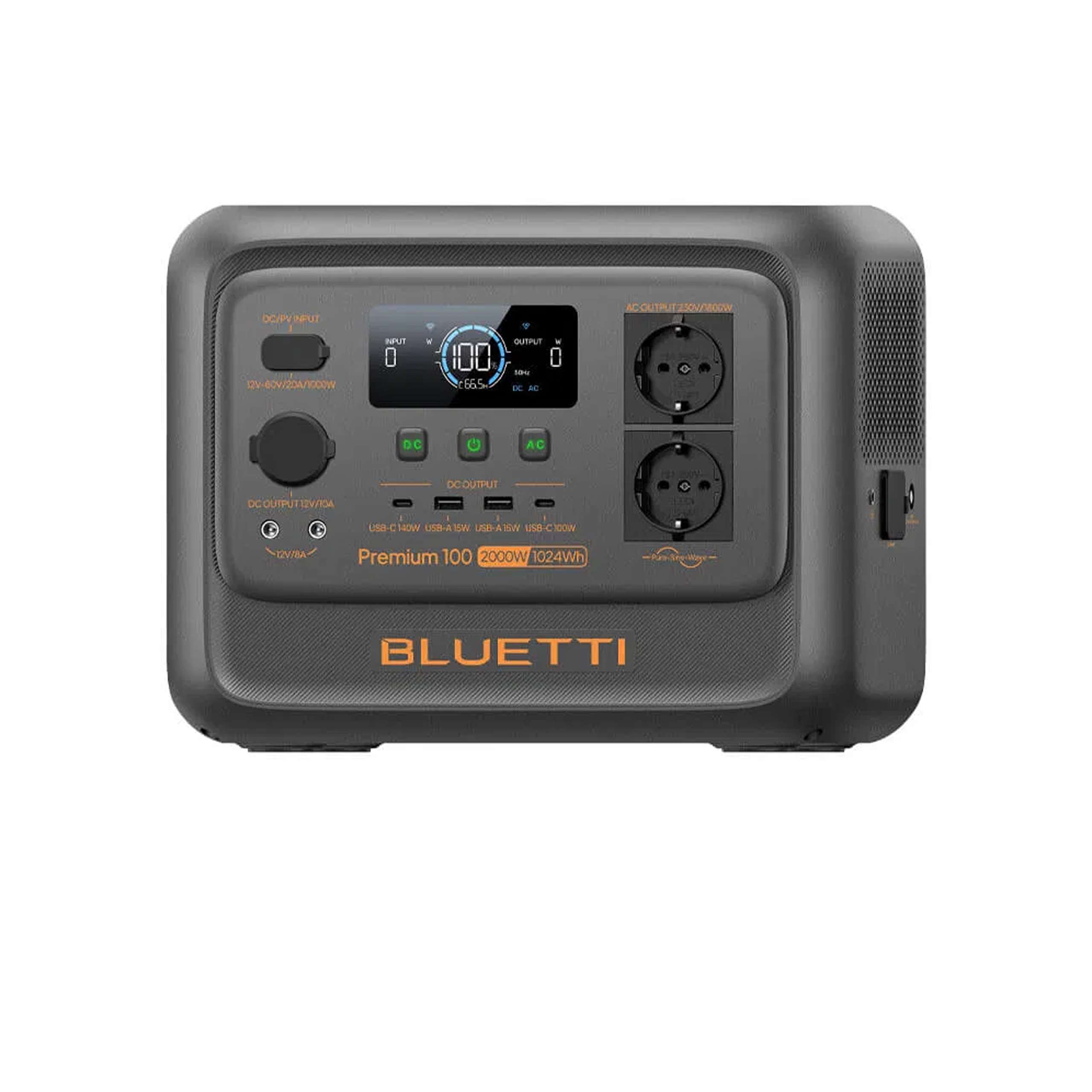 Портативная зарядная станция Bluetti Premium 100 V2 /1800Вт/1024Втч 4 Портативная зарядная станция Bluetti Premium 100 V2 /1800Вт/1024Втч 4