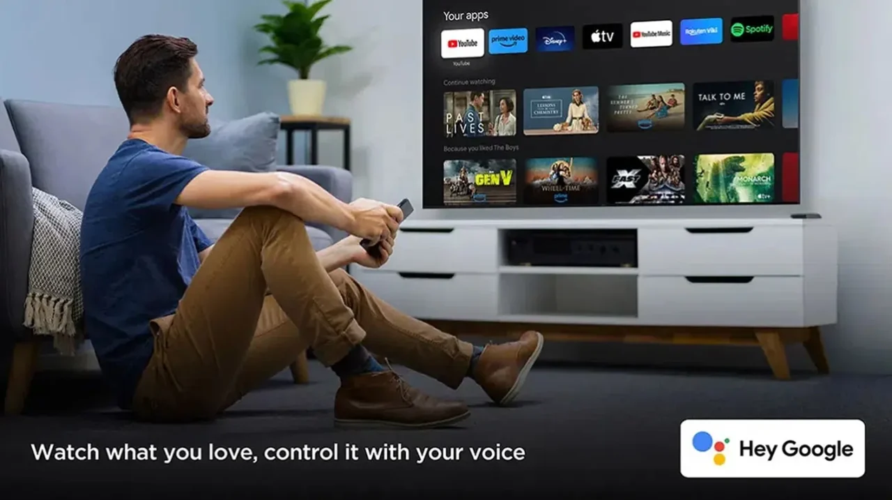 55" Телевизор TCL 55P6K черный 3840x2160, 4K Ultra HD, 60 Гц, Wi-Fi, Smart TV, Google TV 15