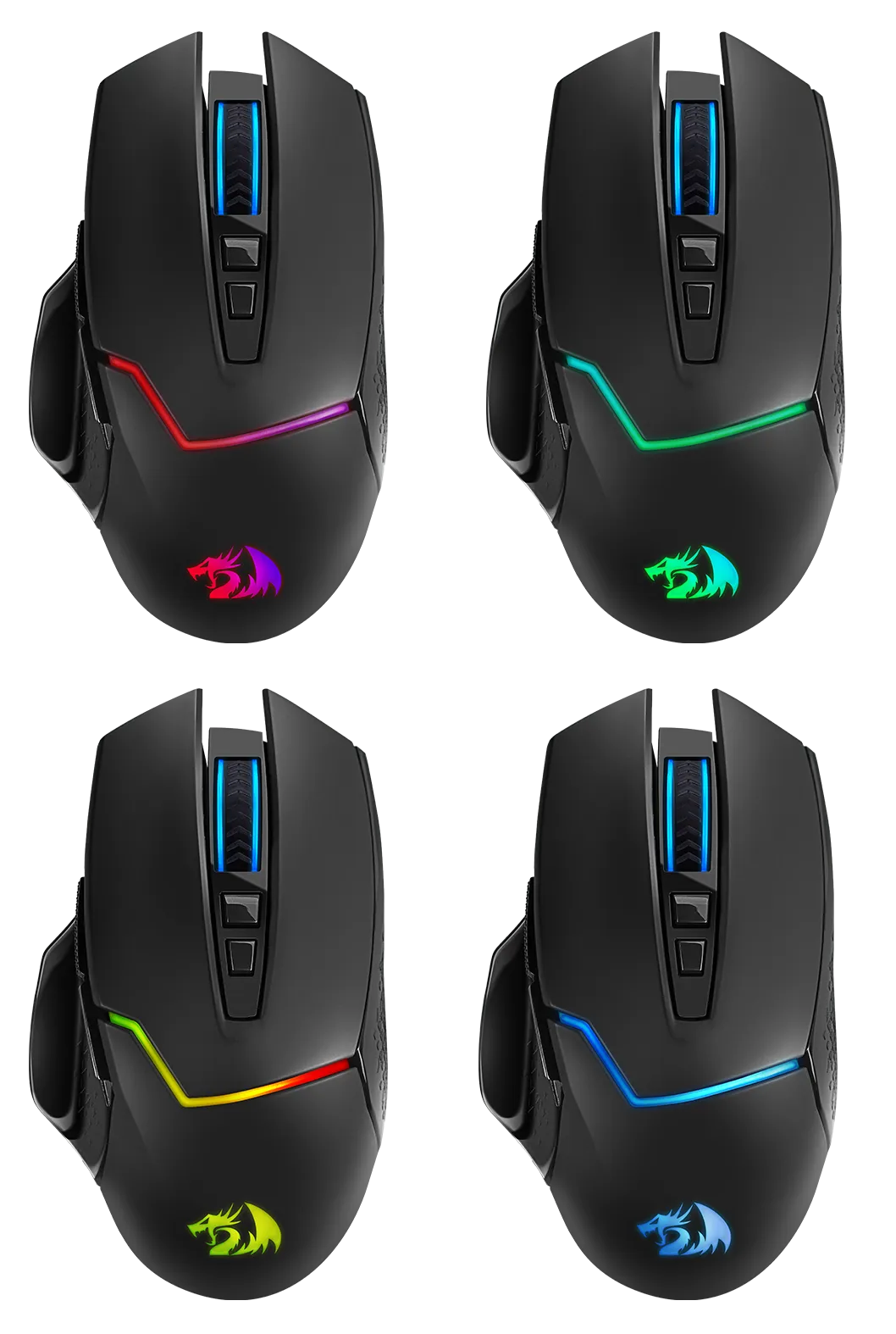 Мышь беспроводная игровая Redragon Mirage Pro, RGB, черный 10 Мышь беспроводная игровая Redragon Mirage Pro, RGB, черный 10