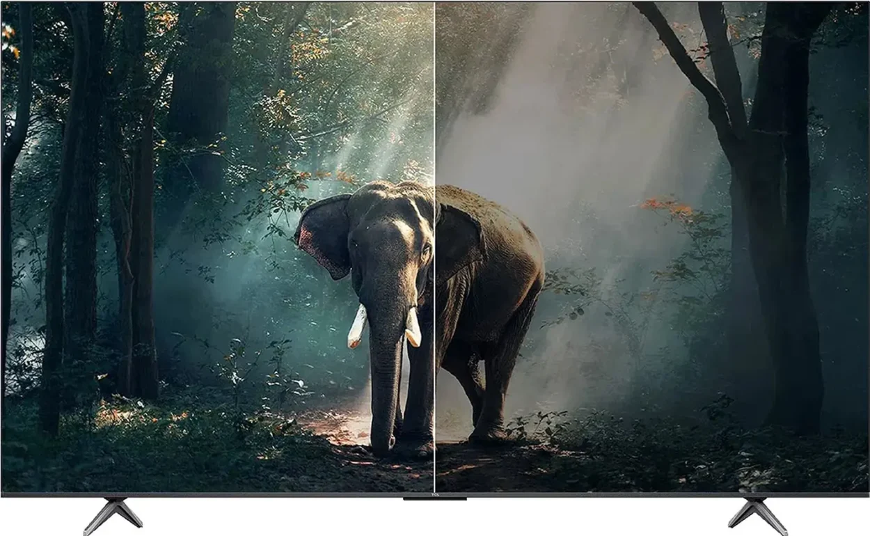 55" Телевизор TCL 55P6K черный 3840x2160, 4K Ultra HD, 60 Гц, Wi-Fi, Smart TV, Google TV 9