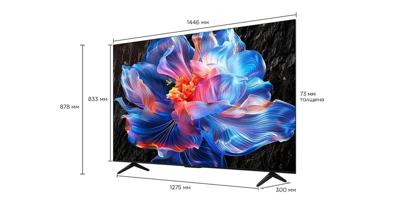 55" Телевизор TCL 55P6K черный 3840x2160, 4K Ultra HD, 60 Гц, Wi-Fi, Smart TV, Google TV 22