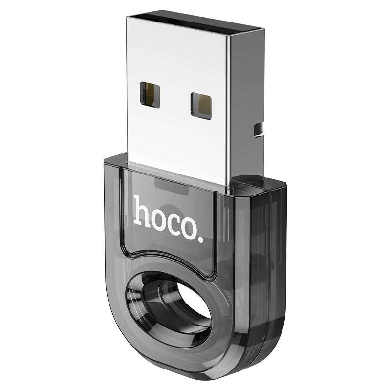 Hoco UA28 USB BT adapter transparent black 4 Hoco UA28 USB BT adapter transparent black 4