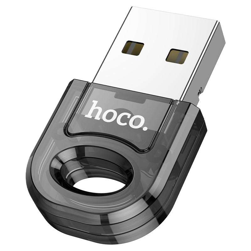 Hoco UA28 USB BT adapter transparent black 1 Hoco UA28 USB BT adapter transparent black 1