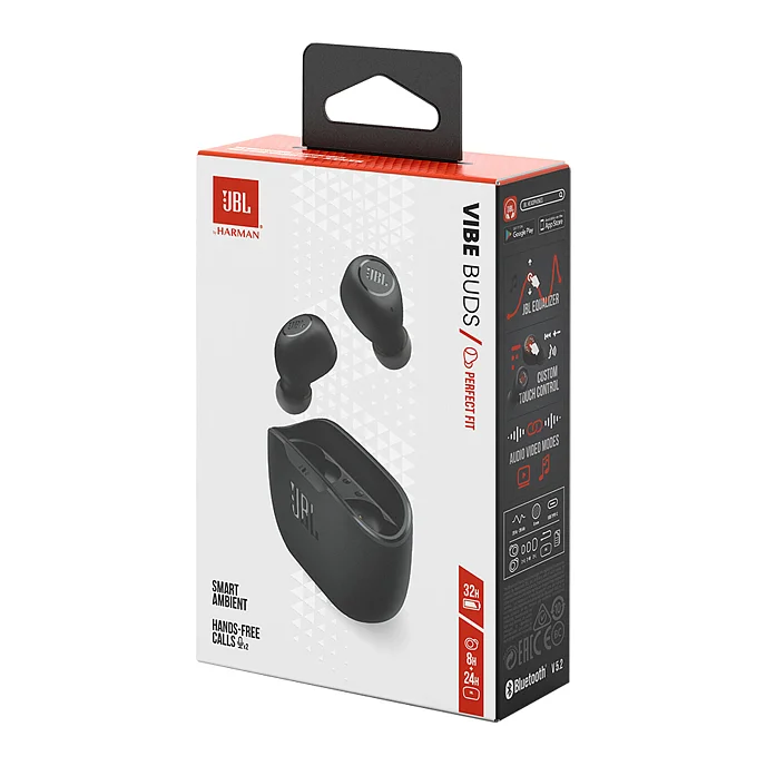 TWS-гарнитура JBL Wave Buds, черный 10 TWS-гарнитура JBL Wave Buds, черный 10