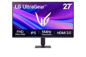 Монитор 27" LG UltraGear 27G411A-B черный (144Hz) 1