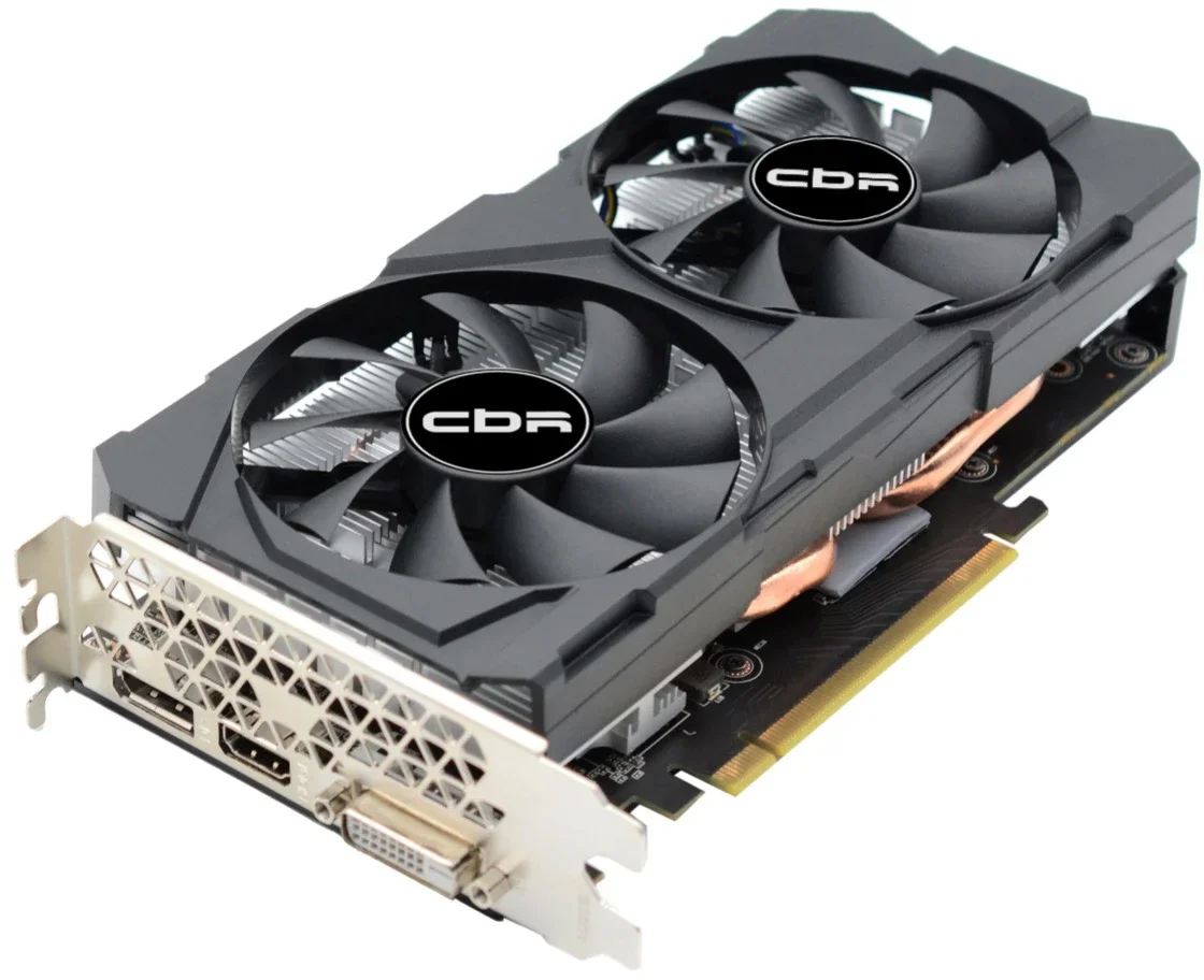 Видеокарта CBR RTX2060 6G (VGA-STX2060-6G-RTL), 192BIT, GDDR6, 1365-1680Mhz, 160W (DVI/HDMI/DP) 5 Видеокарта CBR RTX2060 6G (VGA-STX2060-6G-RTL), 192BIT, GDDR6, 1365-1680Mhz, 160W (DVI/HDMI/DP) 5