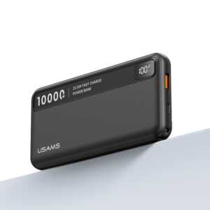 Внешний аккумулятор USAMS US-CD263 22.5W 10000mAh black 1 Внешний аккумулятор USAMS US-CD263 22.5W 10000mAh black 1