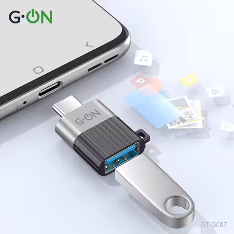 Адаптер OTG G-ON GT-OC07 Type-C серый 2 Адаптер OTG G-ON GT-OC07 Type-C серый 2