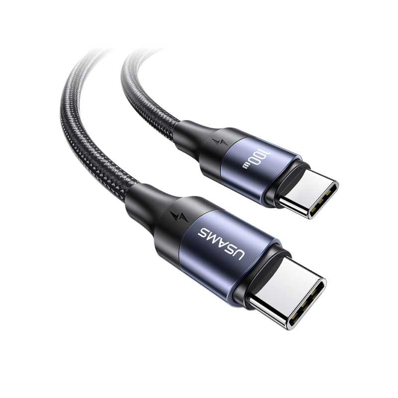 Кабель Type-C/Type-C USAMS US-SJ574 100W PD purple 1 Кабель Type-C/Type-C USAMS US-SJ574 100W PD purple 1