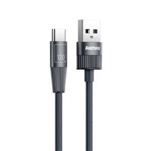 Кабель USB/Type-C Remax RC-C102 2.4A Data Cable 1.2m silver-grey 1