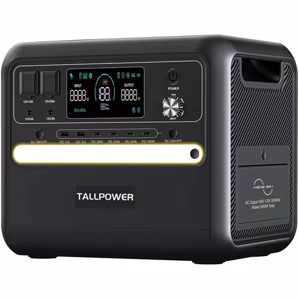 Портативная электростанция V2400 (2160Wh/48V/AC Charge 1100W/AC Output 2400W) 1 Портативная электростанция V2400 (2160Wh/48V/AC Charge 1100W/AC Output 2400W) 1