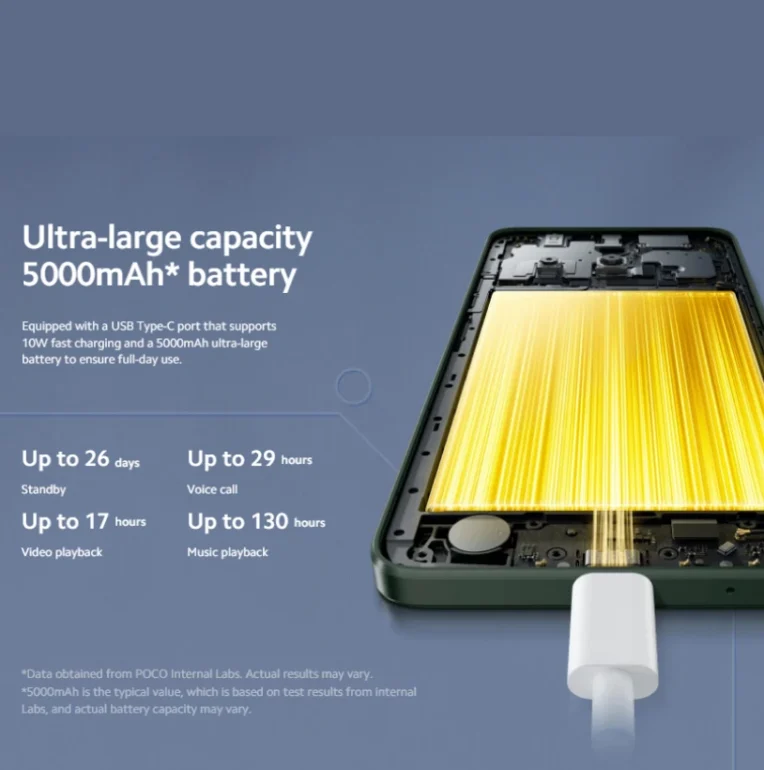 Смартфон Xiaomi POCO C61 4/128 ГБ Green 4