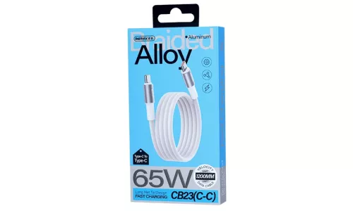 Кабель Type-C/Type-C Remax CB23 65W 1.2m white 2 Кабель Type-C/Type-C Remax CB23 65W 1.2m white 2