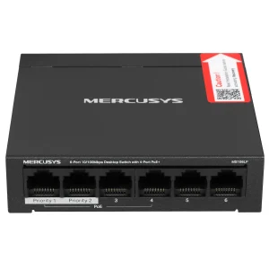 Коммутатор Mercusys MS106LP 6port, неуправляемый, PoE 1