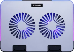 Охлаждающая подставка для ноутбука Defender NS-519 15.6", RGB, металл, 2 вентилятора 1 Охлаждающая подставка для ноутбука Defender NS-519 15.6", RGB, металл, 2 вентилятора 1