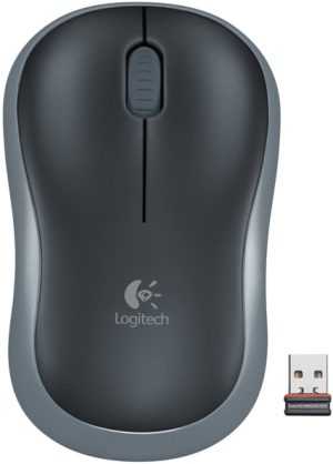 Мышь беспроводная Logitech M185, серый 1