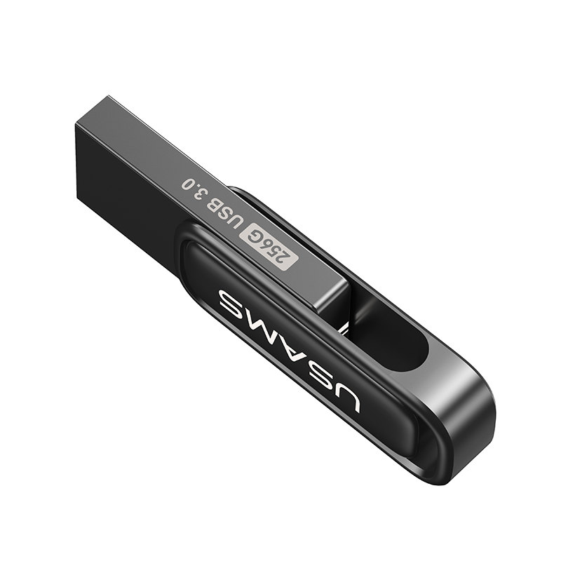 USB Flash USAMS US-ZB334 256Gb 3.0 Zinc Alloy Rotating tarnish 3 USB Flash USAMS US-ZB334 256Gb 3.0 Zinc Alloy Rotating tarnish 3