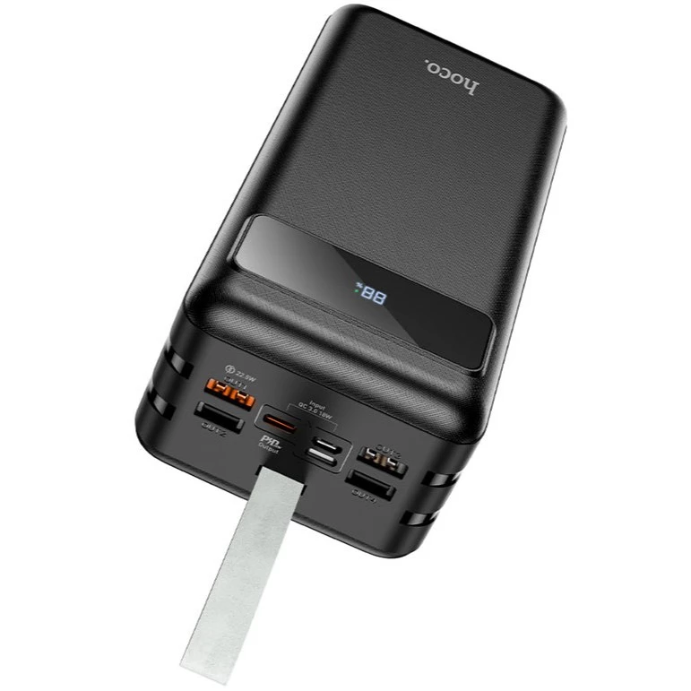 Power Bank Hoco J86B Electric 22.5W fully compatible power bank(60000mAh) black 3 Power Bank Hoco J86B Electric 22.5W fully compatible power bank(60000mAh) black 3