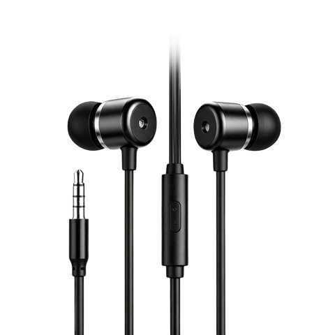 Наушники G-ON GE-HS01 3.5мм с микрофон. вакуум черные 1 Наушники G-ON GE-HS01 3.5мм с микрофон. вакуум черные 1