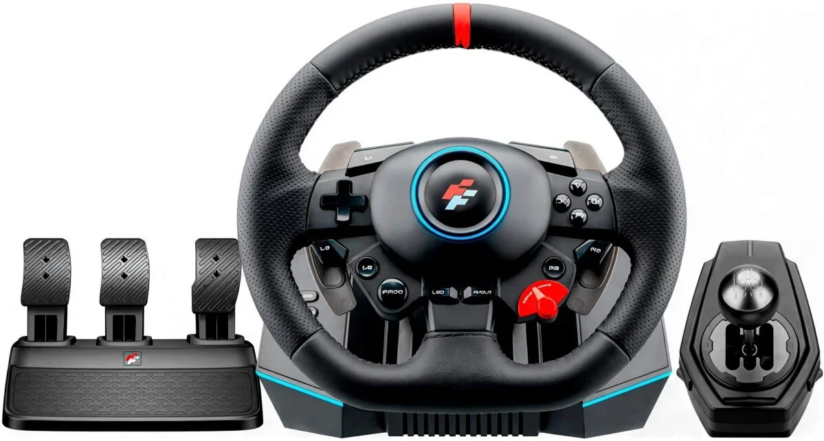 Руль FlashFire Monaco Racing Wheel, F117, черный 2 Руль FlashFire Monaco Racing Wheel, F117, черный 2