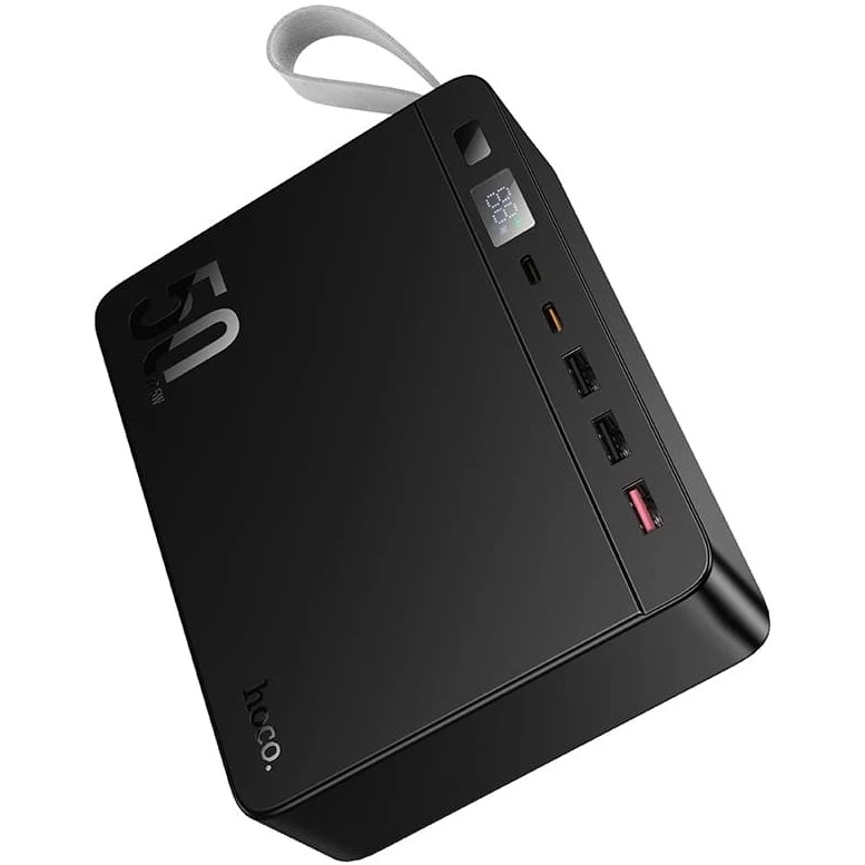 Power Bank Hoco J166 Carretera power bank 22.5W+PD20W+lighting(50000mAh) black 3 Power Bank Hoco J166 Carretera power bank 22.5W+PD20W+lighting(50000mAh) black 3