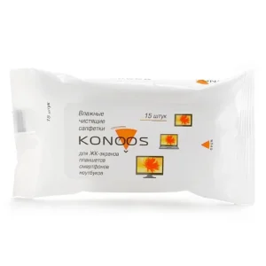 Чистящие салфетки Konoos KSN-15 для LED/LCD/TFT 15шт. 1 Чистящие салфетки Konoos KSN-15 для LED/LCD/TFT 15шт. 1