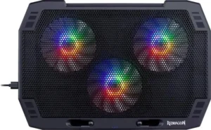 Охлаждающая подставка для ноутбука Redragon Ingrid 15"-17,3", 2 USB, 3 вентилятора 1 Охлаждающая подставка для ноутбука Redragon Ingrid 15"-17,3", 2 USB, 3 вентилятора 1