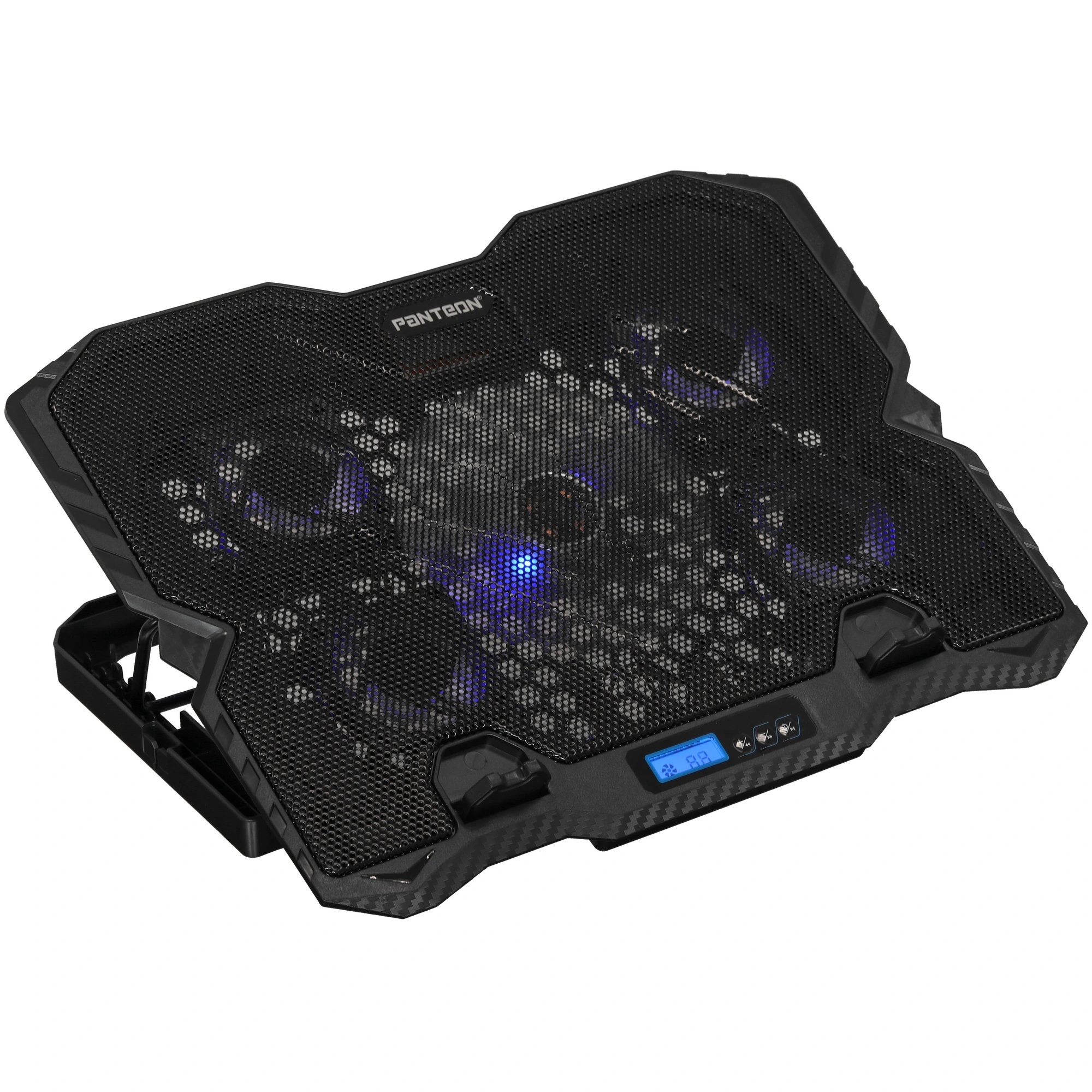 Охлаждающая подставка для ноутбука PANTEON CP-155L Black 9"-16", USB, 5 вентиляторов 5 Охлаждающая подставка для ноутбука PANTEON CP-155L Black 9"-16", USB, 5 вентиляторов 5