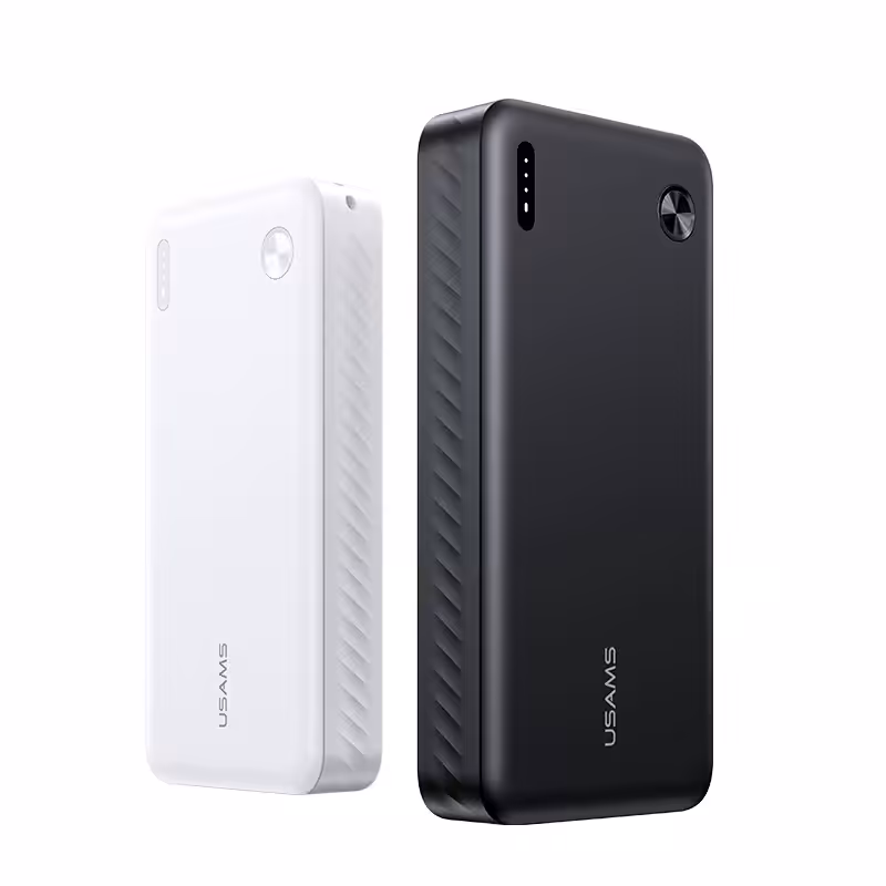 Внешний аккумулятор USAMS US-CD254 PB83 3Ports 20000mAh black 2 Внешний аккумулятор USAMS US-CD254 PB83 3Ports 20000mAh black 2