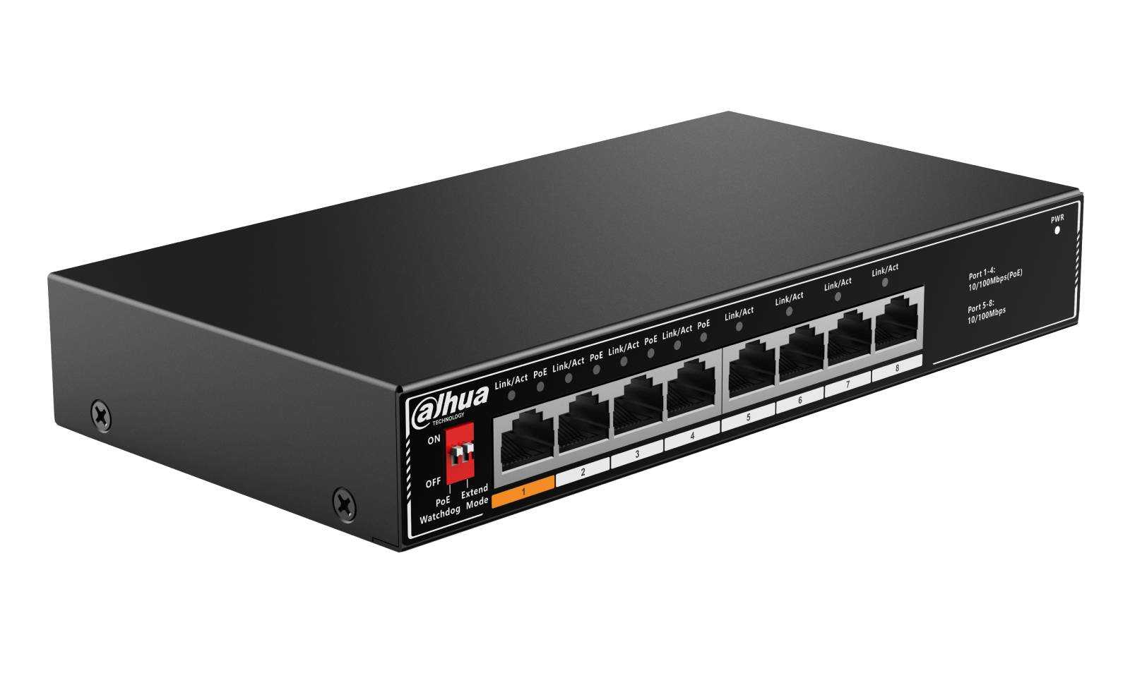 Коммутатор Dahua DH-SF1008LP, 8port, PoE 1 Коммутатор Dahua DH-SF1008LP, 8port, PoE 1