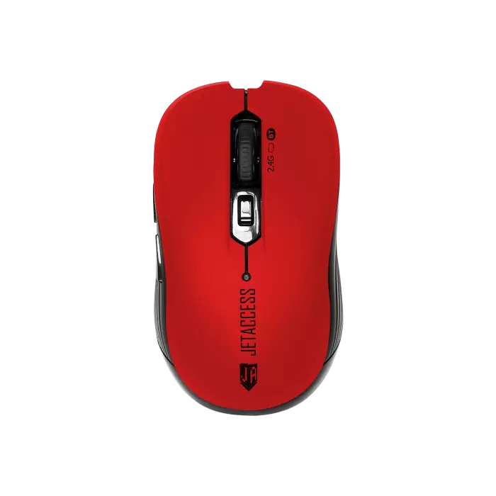 Мышь беспроводная JETACCESS OM-B90G, BT+2.4G, красный 1 Мышь беспроводная JETACCESS OM-B90G, BT+2.4G, красный 1