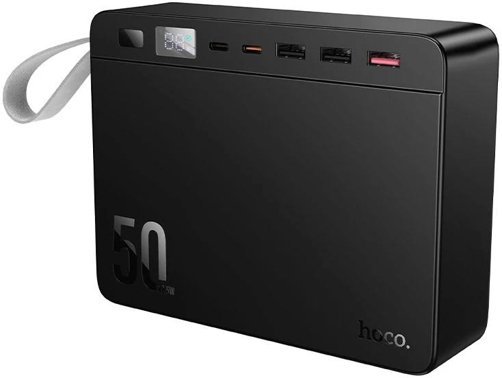Power Bank Hoco J166 Carretera power bank 22.5W+PD20W+lighting(50000mAh) black 5 Power Bank Hoco J166 Carretera power bank 22.5W+PD20W+lighting(50000mAh) black 5