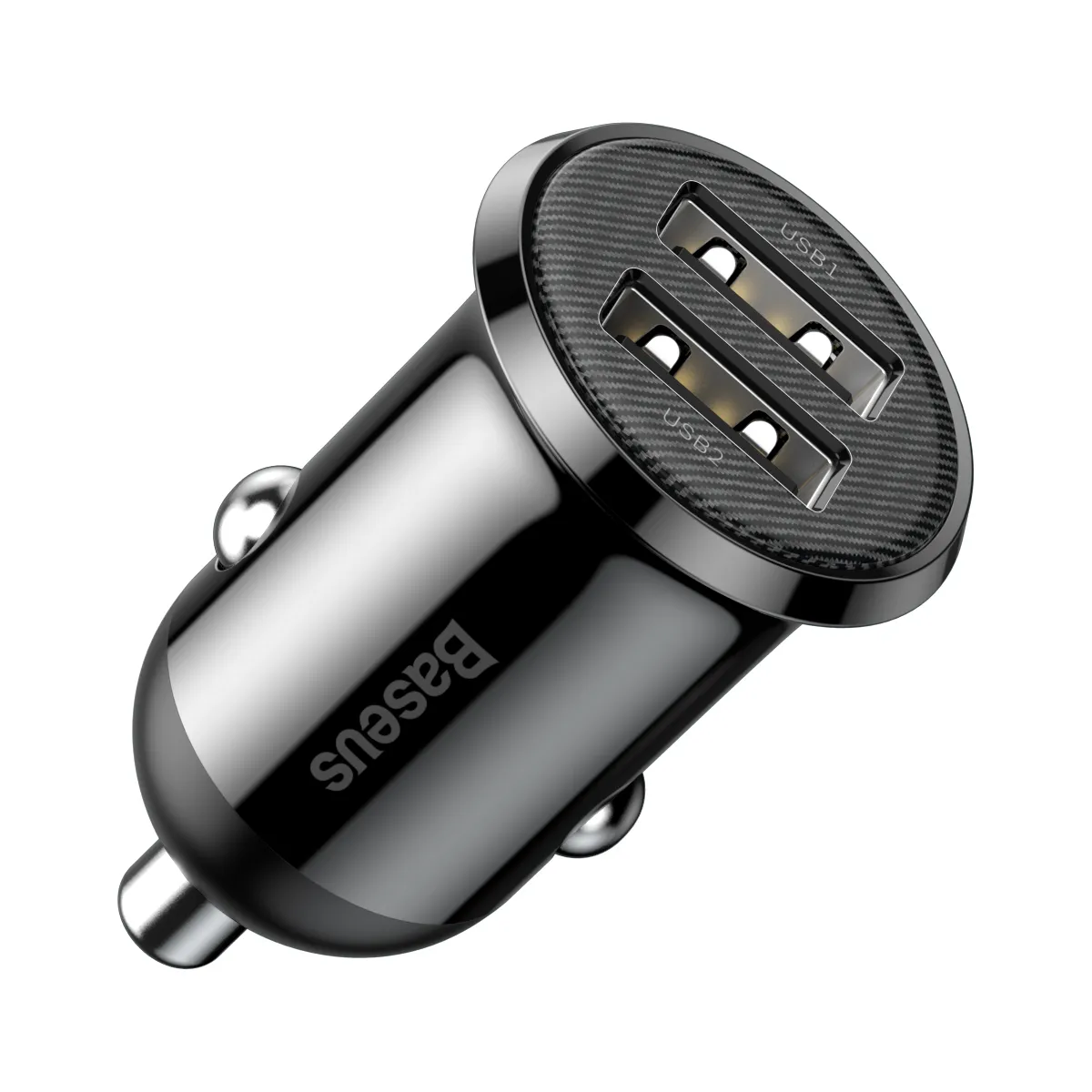АЗУ Baseus Grain Pro Car Charger Dual 4.8A black 1 АЗУ Baseus Grain Pro Car Charger Dual 4.8A black 1