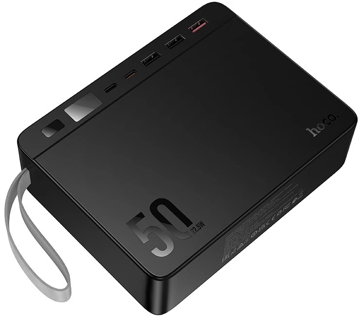 Power Bank Hoco J166 Carretera power bank 22.5W+PD20W+lighting(50000mAh) black 6 Power Bank Hoco J166 Carretera power bank 22.5W+PD20W+lighting(50000mAh) black 6