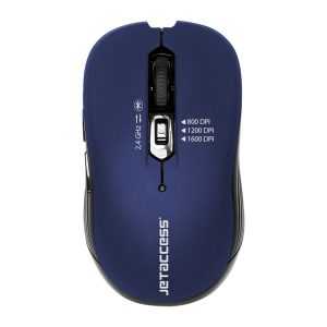 Мышь беспроводная JETACCESS OM-B90G, BT+2.4G, синий 1